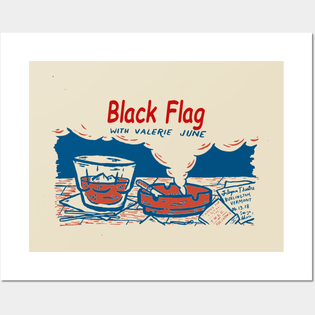 Flag Vintage Wall Art by Animal Paper Art